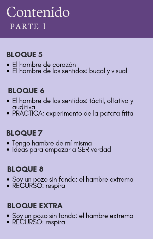 contenido amiga de tu hambre